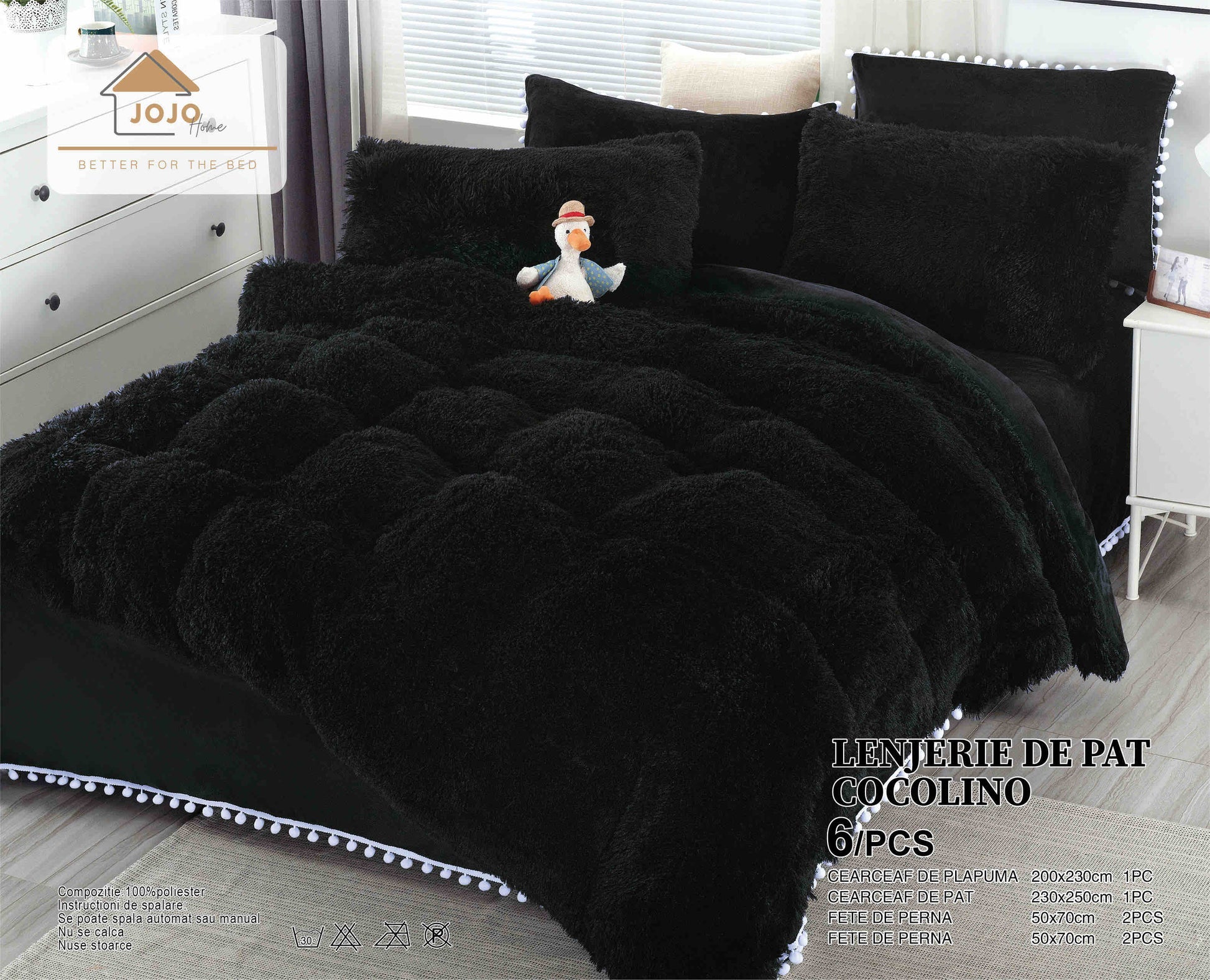 Lenjerie de pat dublu, pufoasă COCOLINO Fluffy