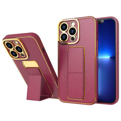 Husă Kickstand pentru iPhone 13 cu Suport, Rose Gold