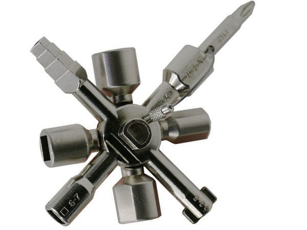 Cheie universală pentru dulapuri, 10 în 1