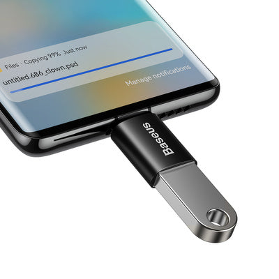 Adaptor Baseus Ingenuity Series USB-C to USB-A 10Gb/s - Negru