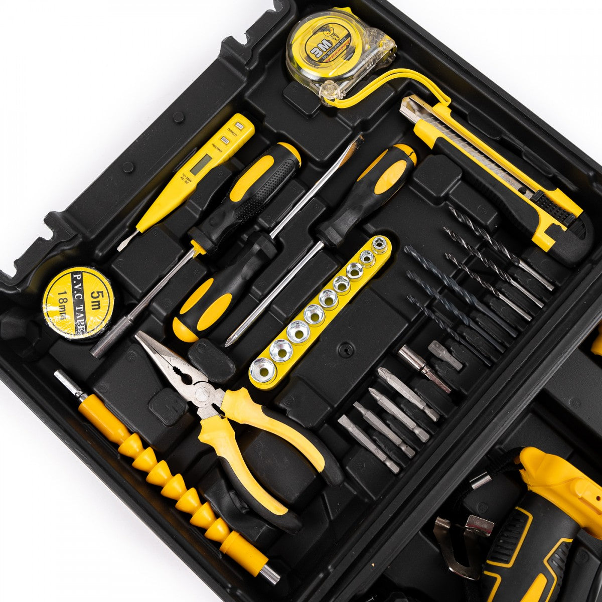 Trusa Bormasina cu Percutie, 2 Acumulatori, 36V, 30 Accesorii