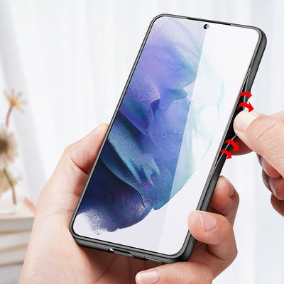 Dux Ducis Fino Case Cover - Material Nylon pentru Samsung Galaxy S22/S22 Plus - Negru