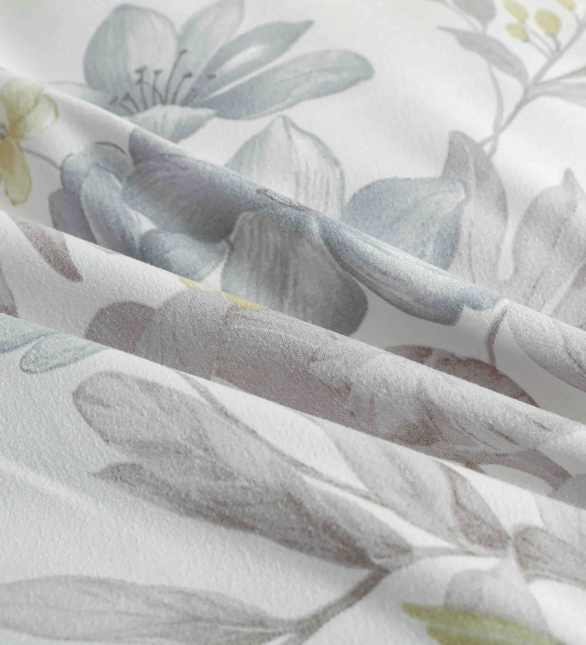 Lenjerie De Lux în Cutie Cadou - Bumbac Finet, 6 Piese, Cearceaf cu Elastic, Model 7