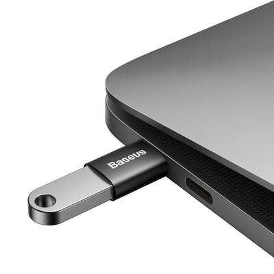 Adaptor Baseus Ingenuity Series USB-C to USB-A 10Gb/s - Negru