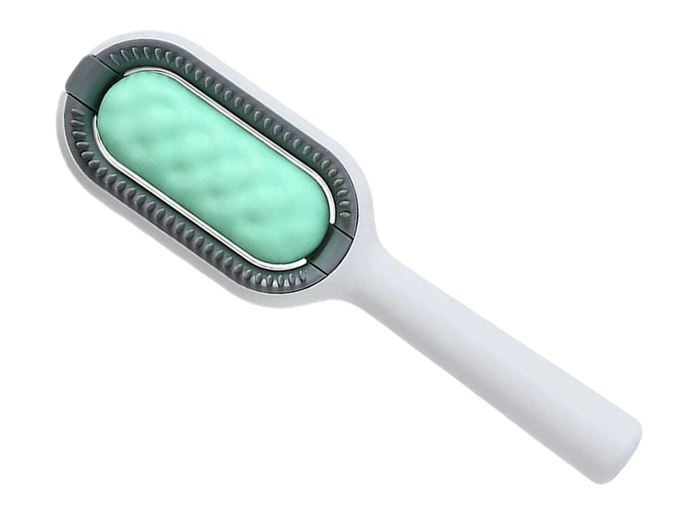 Perie de Pieptănare din Silicon 3-în-1 pentru Câini, Pisici și Alte Animale de Companie