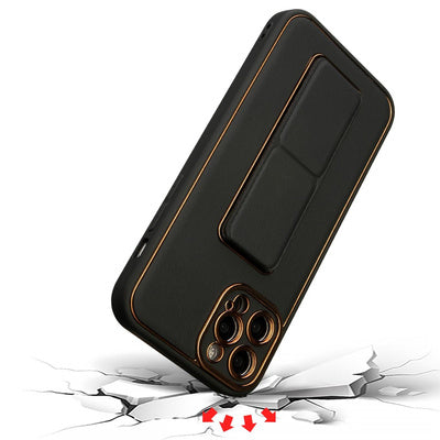 Husă Kickstand pentru iPhone 13 cu Suport, Rose Gold