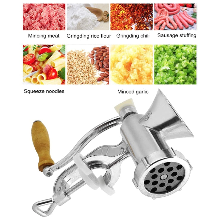 Mașină de Tocat Manuală JCW B10 - Aluminiu cu Design Clasic