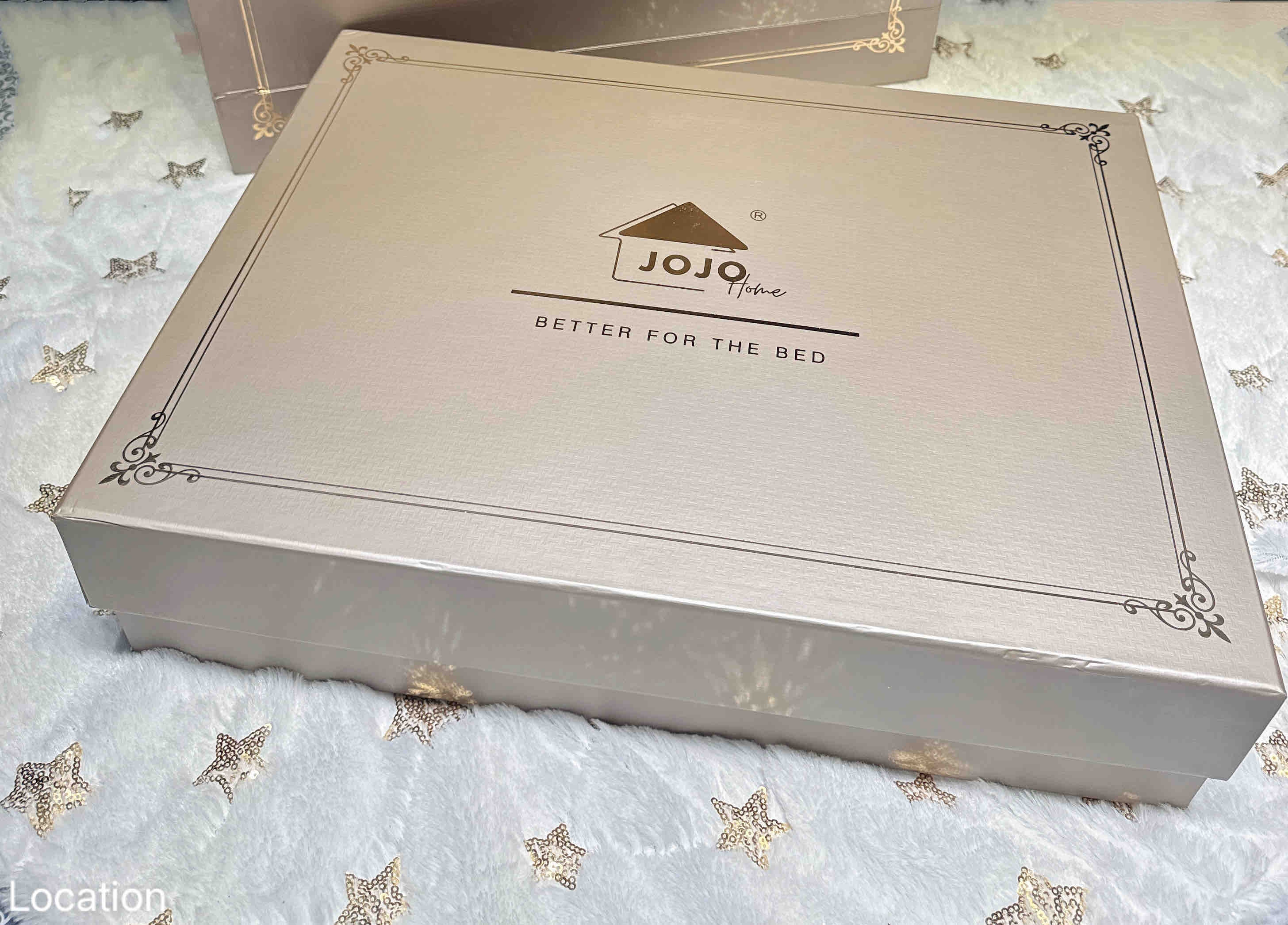 Lenjerie De Lux în Cutie Cadou - Bumbac Finet, 6 Piese, Cearceaf cu Elastic, Model 5