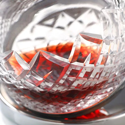 Decantor de Vin Rotativ de Lux - Set Elegant pentru Iubitorii de Vin