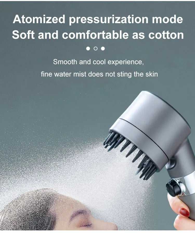 Oferta Specială 4în1: Încălzitor de Ceară, Trusă de Manichiură cu 16 Piese, Perie de Silicon Exfoliantă pentru Duș și Sistem de Duș Spa