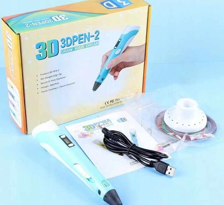 Stilou pentru Desenat în Spațiu 3D 3DPEN-2 pentru Începători cu Afisaj