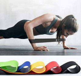 Set 5 Benzi Elastice pentru Fitness - 5 Nivele de Rezistență