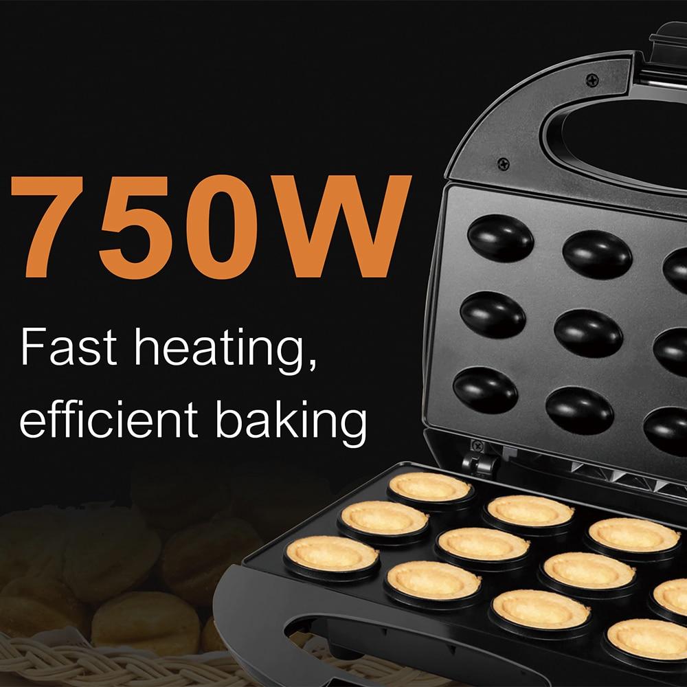 Aparat Electric pentru Copt Forme de Nuci, 750W, Plăci Neaderente – RAF R536G