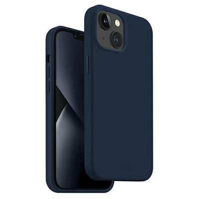 Husa Uniq Lino pentru iPhone 14, Blue