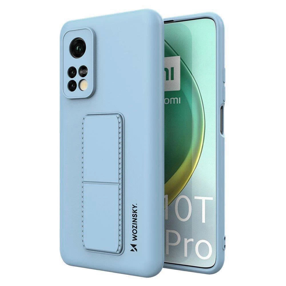 Husă Wozinsky Kickstand Case pentru Xiaomi Mi 10T / Mi 10T Pro - Albastru Deschis
