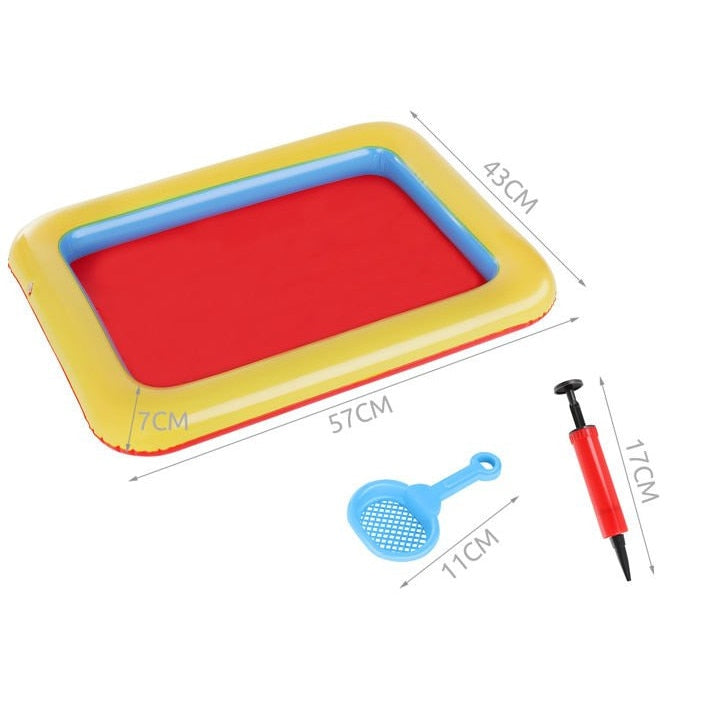 Set Nisip Kinetic cu Piscina și 14 Forme pentru Copii