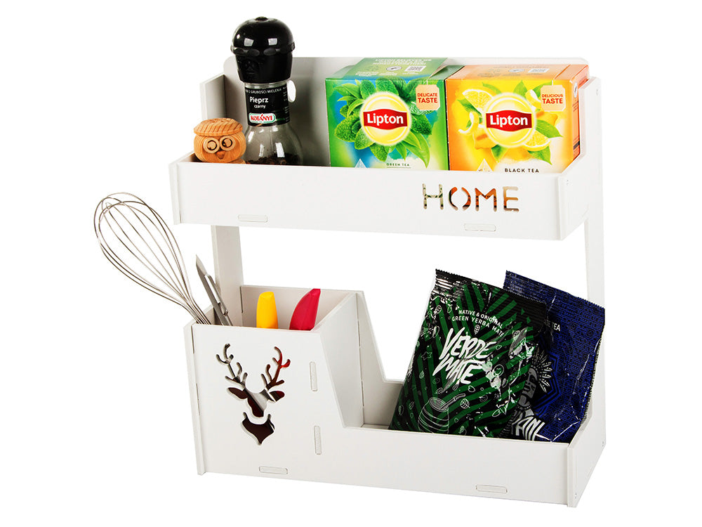 Raft Organizator pentru Baie sau Bucătărie, cu 3 Compartimente