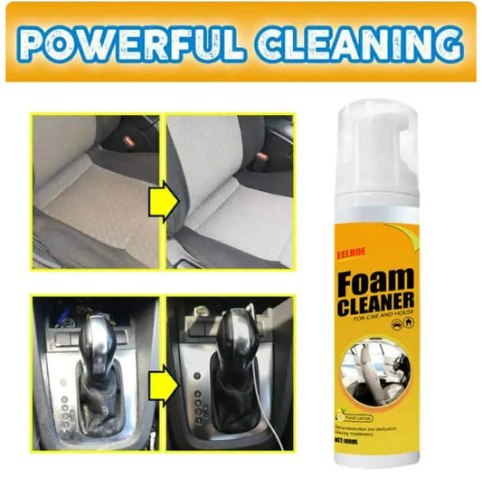 Spumă Curățare Auto – Spumă Universală cu Miros de Lămâie, 100 ml