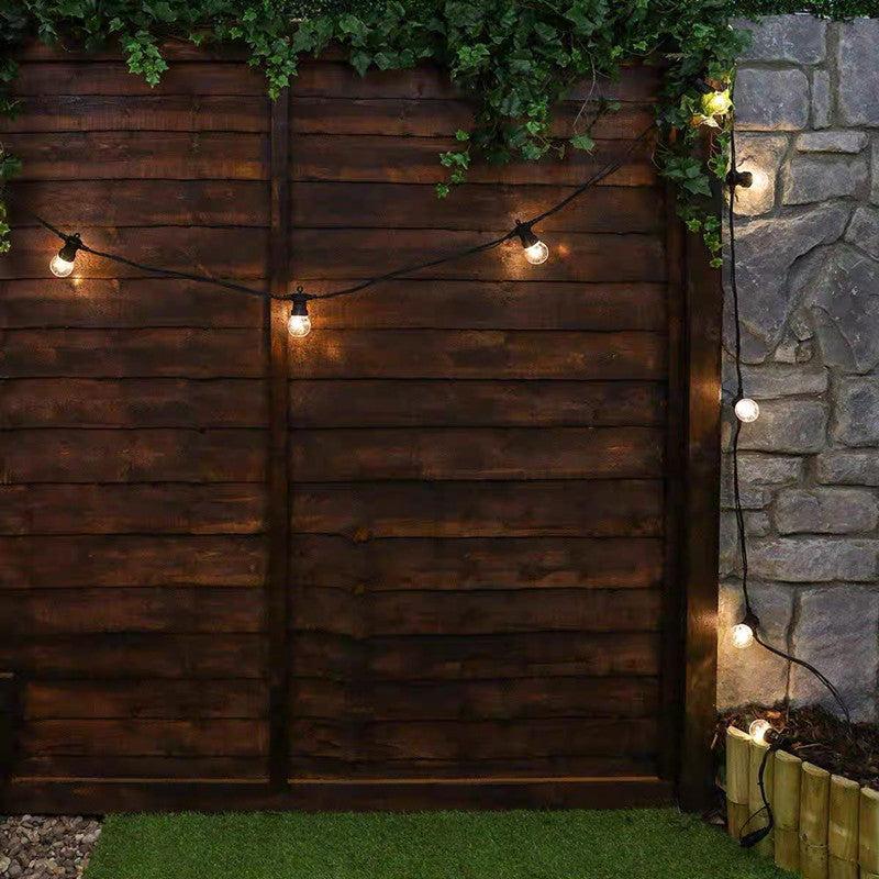 Ghirlandă Luminoasă pentru Grădină 10m, Lumina Caldă (3000 K), Protecție IP44, 10 Becuri LED Exterioare