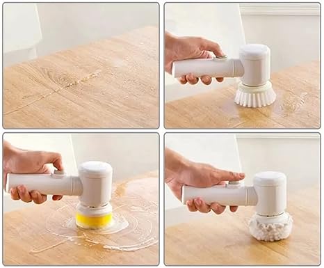 Scrubber Electric cu Încărcare USB 5 în 1 - Magic Brush