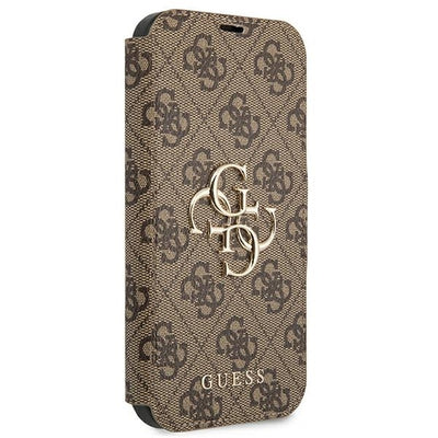 Husa Guess 4G Big Metal Logo pentru iPhone 13 Pro / 13 6.1" - Brown