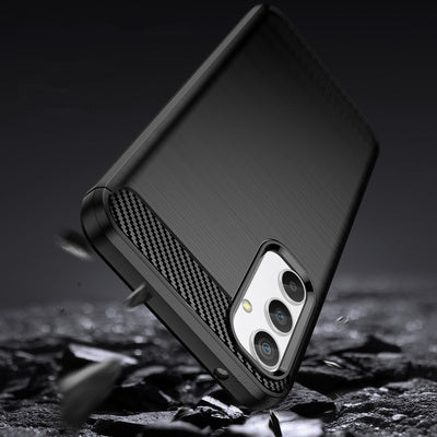 Husa Carbon Case pentru Samsung Galaxy A34 5G, Negru