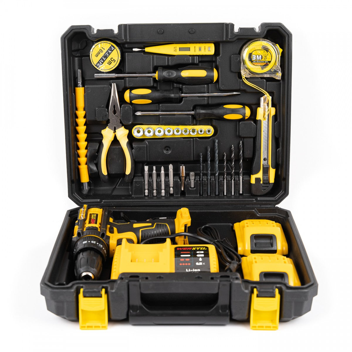 Trusa Bormasina cu Percutie, 2 Acumulatori, 36V, 30 Accesorii