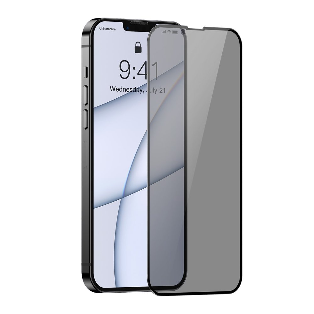 Baseus Protecție Ecran din Sticlă Privacy (2 Pack) pentru iPhone 13 Pro Max