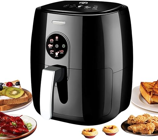 Friteuză cu Aer Cald SonyMax SN80181, 8L + CADOU - Set de 100 hartii de copt pentru AirFryer
