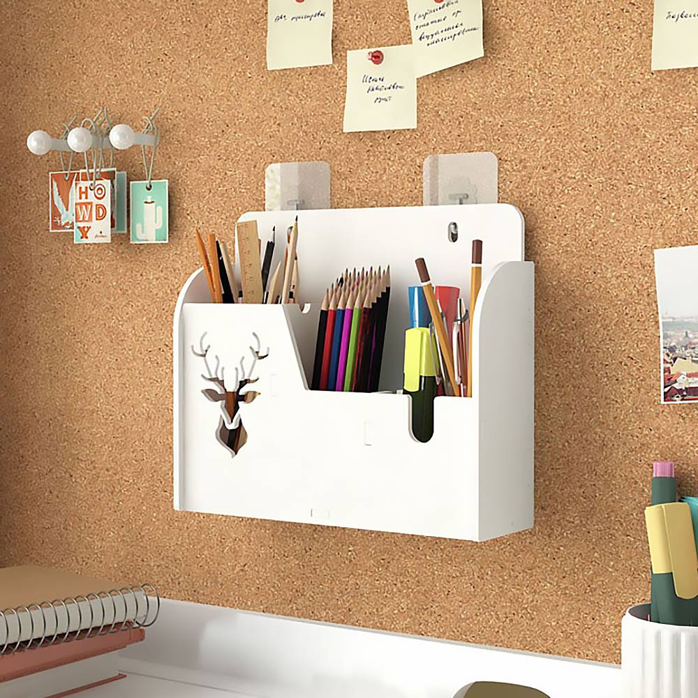 Raft Organizator de Perete Alb