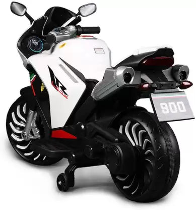 RESIGILATA- Motocicleta electrica pentru Copii - 12V, Accelerator Manual, Muzică și Lumină si Abur