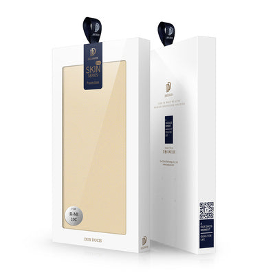 Husa Dux Ducis Skin Pro Flip Case pentru Xiaomi Redmi 10C Gold
