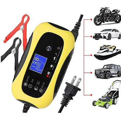 Încărcător de Baterie Auto 12V 8A – Compact, Eficient și Sigur