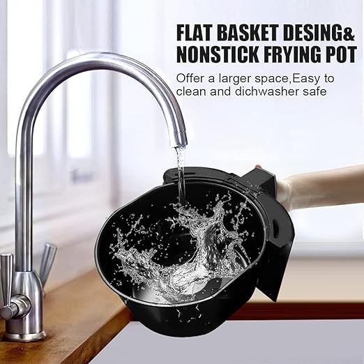 Friteuză cu Aer Cald SonyMax SN80181, 8L + CADOU - Set de 100 hartii de copt pentru AirFryer