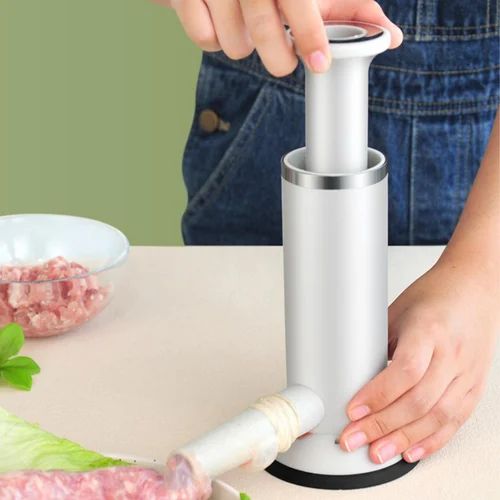 OFERTA 3in1: Aparat manual de făcut cârnați + Set pensulă din silicon cu dispenser de ulei + Tocător electric de legume