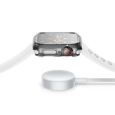 Husă Spigen Ultra Hybrid pentru Apple Watch 4/5/6/SE (44mm) - Transparent