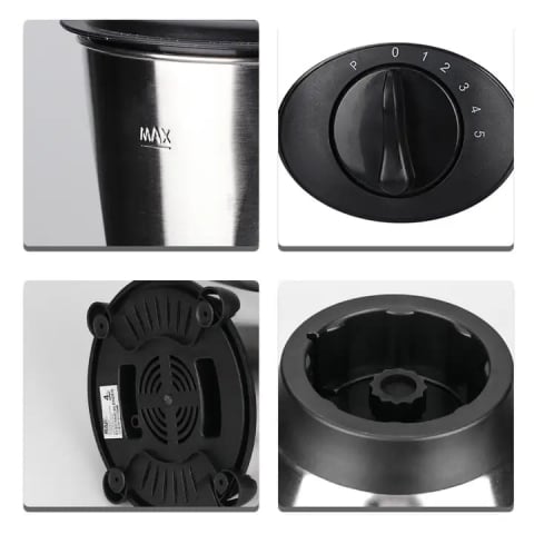 RAF R.300 Blender și râșniță electrică 2 în 1 Blender din oțel inoxidabil 1000 wați