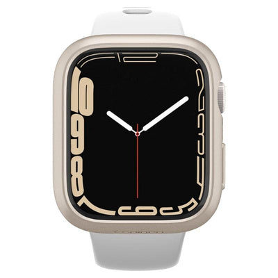 Husă Spigen Thin Fit pentru Apple Watch 7 (41mm) - Starlight