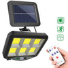 Set 4 x Proiector Solar 160 LED 8 COB cu Senzor de Lumină și Mișcare