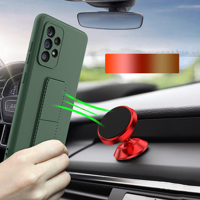 Wozinsky Kickstand Case din Silicon cu Suport pentru Xiaomi Redmi Note 11 Pro - Roz