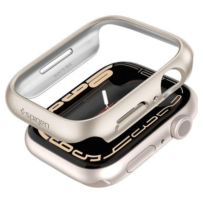 Husă Spigen Thin Fit pentru Apple Watch 7 (41mm) - Starlight