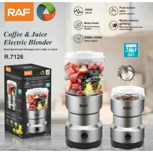 Blender electric 2 in 1, macinator cafea, Juicer suc de fructe RAF-7126