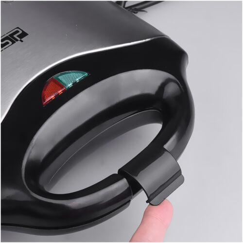 Sandwich Maker Multifuncțional, cu Termostat și Sistem de Siguranță