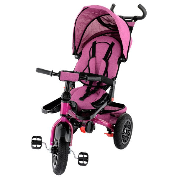 Tricicleta 4 în 1 rotativă cu poziție de somn Little Bird