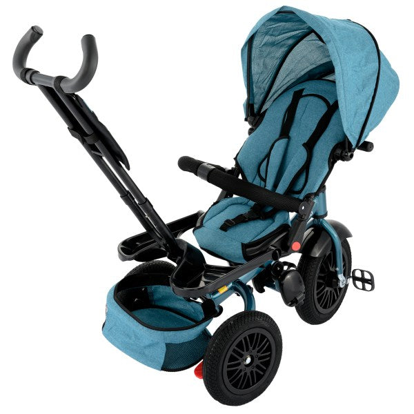 Tricicleta 4 în 1 rotativă cu poziție de somn Little Bird