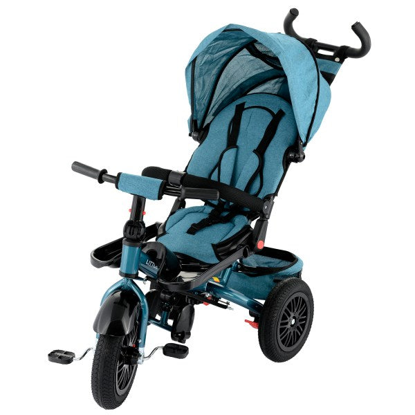 Tricicleta 4 în 1 rotativă cu poziție de somn Little Bird