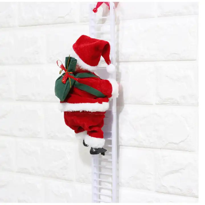 Jucărie Interactivă Muzicală - Moș Crăciun Urca și Cobora pe Scară