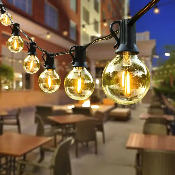 Lumini Solare de Crăciun pentru Exterior,2.5m lungime,20 de becuri