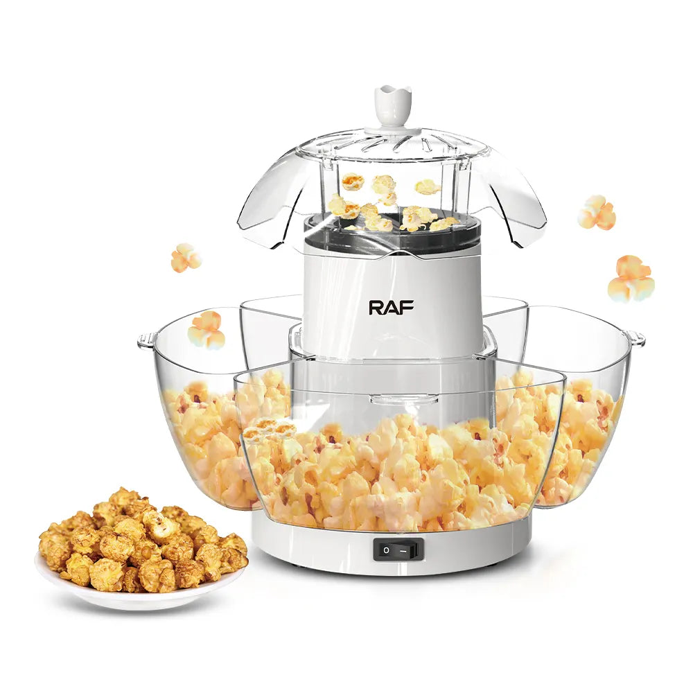 Aparat Electric de Făcut Popcorn RAF R.9004 – 1200W, Preparare fără ulei