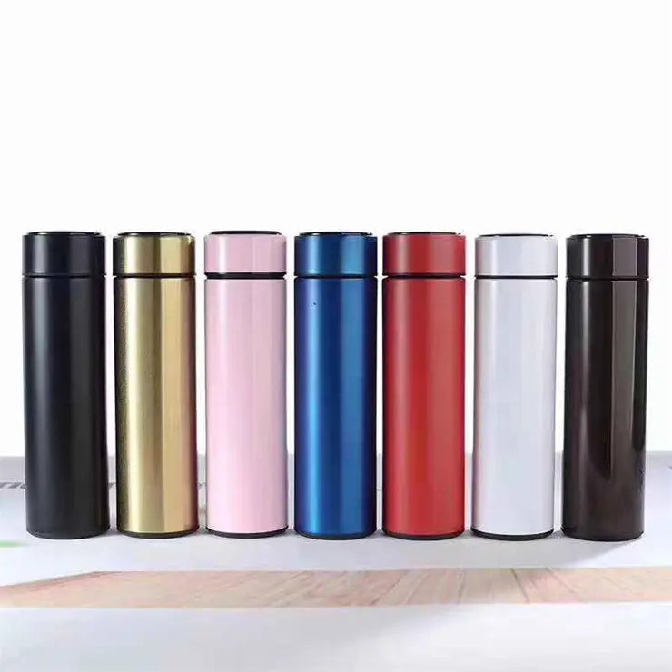 Termos de călătorie pentru mașină, inteligent, cu afișaj LCD și control al temperaturii